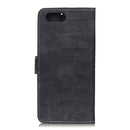 For iPhone SE 2022 / SE 2020 Crocodile Texture Horizontal Flip Leather Case with Holder & Card Slots & Wallet(Black)