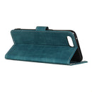 For iPhone SE 2022 / SE 2020 Crocodile Texture Horizontal Flip Leather Case with Holder & Card Slots & Wallet(Dark Green)