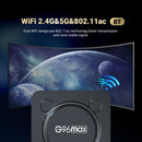 G96max Smart 4K HD Android 11.0 TV Box, Amlogic S905W2 Quad Core ARM Cortex A35, Support Dual Band WiFi, HDMI, RJ45, Capacity:4GB+32GB(UK Plug)