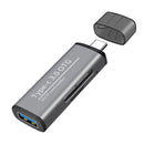 ADS-103 USB 3.0 Female Multifunctional OTG Card Reader(Grey)