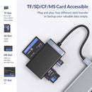 ORICO CL4T-C3 4-in-1 Simultaneously Type-C Multifunction Card Reader(Black)