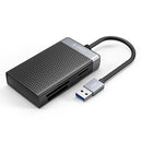 ORICO CL4T-A3 4-in-1 Simultaneously USB 3.0 Multifunction Card Reader(Black)