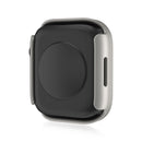 Life Waterproof Frosted 2 in 1 PC Frame + Tempered Glass Protective Case For Apple Watch Series 7 45mm(Starlight Color)