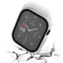 Life Waterproof Frosted 2 in 1 PC Frame + Tempered Glass Protective Case For Apple Watch Series 7 45mm(Starlight Color)