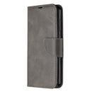 For Nokia 2.3 Retro Lambskin Texture Pure Color Horizontal Flip PU Leather Case with Holder & Card Slots & Wallet & Lanyard(Grey)