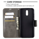 For Nokia 2.3 Retro Lambskin Texture Pure Color Horizontal Flip PU Leather Case with Holder & Card Slots & Wallet & Lanyard(Grey)