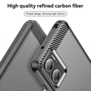 For Xiaomi Redmi 10 5G Brushed Texture Carbon Fiber TPU Case(Black)