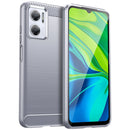 For Xiaomi Redmi 10 Prime+ 5G Brushed Texture Carbon Fiber TPU Case(Grey)