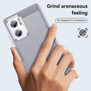 For Xiaomi Redmi 10 Prime+ 5G Brushed Texture Carbon Fiber TPU Case(Grey)
