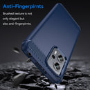 For Xiaomi Redmi Note11T Pro 5G Brushed Texture Carbon Fiber TPU Case(Blue)