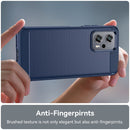 For Xiaomi Redmi Note11T Pro 5G Brushed Texture Carbon Fiber TPU Case(Blue)