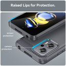 For Xiaomi Redmi Note11T Pro+ 5G Brushed Texture Carbon Fiber TPU Case(Grey)