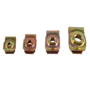 A7507 100 in 1 B-shape Spire Clips Zinc Speed Fasteners Lug Nuts