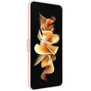 For Samsung Galaxy Z Flip4 5G IMAK JS-3 Series Colorful Vertical Stripe PC Case(Pink)