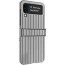 For Samsung Galaxy Z Flip4 5G IMAK JS-3 Series Colorful Vertical Stripe PC Case(Black)