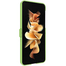 For Samsung Galaxy Z Flip4 5G IMAK JS-3 Series Colorful Vertical Stripe PC Case(Green)
