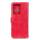For Huawei P40 Pro+ Retro Crazy Horse Texture Horizontal Flip Leather Case with Holder & Card Slots & Photo Frame & Wallet(Red)