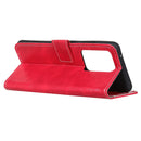 For Huawei P40 Pro+ Retro Crazy Horse Texture Horizontal Flip Leather Case with Holder & Card Slots & Photo Frame & Wallet(Red)