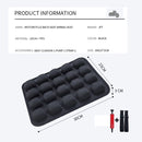 JFT BC-322 Motorcycle Rear Seat Shock Absorbing Inflatable Seat Cushion(Black)