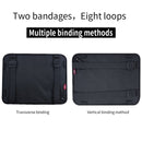 JFT BC-322 Motorcycle Rear Seat Shock Absorbing Inflatable Seat Cushion(Black)