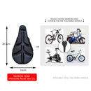 JFT Shock-absorbing Anti-skid Bicycle Saddle Riding Equipment, Size:S(Black)