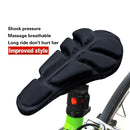 JFT Shock-absorbing Anti-skid Bicycle Saddle Riding Equipment, Size:M(Black)