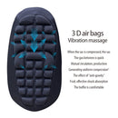 JFT BC-333 Large 3D Shock Absorbing Inflatable Seat Cushion for Motorcycle Electric Vehicle(Black)