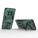 For Huawei Mate 50 Pro Punk Armor 2 in 1 PC + TPU Shockproof Phone Case with Invisible Holder(Green)
