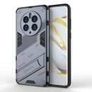 For Huawei Mate 50 Pro Punk Armor 2 in 1 PC + TPU Shockproof Phone Case with Invisible Holder(Grey)