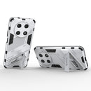 For Huawei Nova Y90/Enjoy 50 Pro Punk Armor 2 in 1 PC + TPU Shockproof Phone Case with Invisible Holder(White)