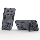 For Huawei Nova Y90/Enjoy 50 Pro Punk Armor 2 in 1 PC + TPU Shockproof Phone Case with Invisible Holder(Grey)