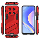 For Huawei Nova Y90/Enjoy 50 Pro Punk Armor 2 in 1 PC + TPU Shockproof Phone Case with Invisible Holder(Red)