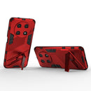 For Huawei Nova Y90/Enjoy 50 Pro Punk Armor 2 in 1 PC + TPU Shockproof Phone Case with Invisible Holder(Red)
