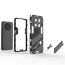 For Huawei Nova Y90/Enjoy 50 Pro Punk Armor 2 in 1 PC + TPU Shockproof Phone Case with Invisible Holder(Light Red)