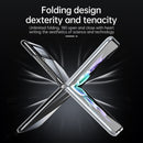 For Samsung Galaxy Z Flip4 SULADA Shockproof Plating PC Transparent Protective Case(Black)