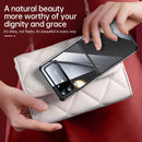 For Samsung Galaxy Z Flip4 SULADA Shockproof Plating PC Transparent Protective Case(Black)