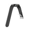For Samsung Galaxy Watch5 40&44mm / Pro 45mm Folding Silver Buckle Silicone Watch Band(Army Green)