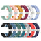 For Samsung Galaxy Watch5 40&44mm / Pro 45mm Folding Silver Buckle Silicone Watch Band(Army Green)