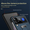 For Samsung Galaxy Z Flip4 SULADA Cool Series PC + Leather Texture Skin Feel Shockproof Phone Case(Red)