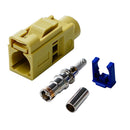 For RG174 Cable Fakra Radio Crimp Female Jack / Plug Connector with Phantom RF Coaxial(Fakra K)