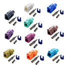 For RG174 Cable Fakra Radio Crimp Female Jack / Plug Connector with Phantom RF Coaxial(Fakra B)