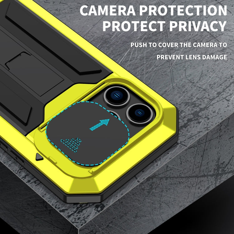 For iPhone 14 Pro Max R-JUST Shockproof Waterproof Dust-proof Case (Yellow)