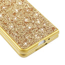 For Samsung Galaxy Z Fold4 Glitter Powder Shockproof TPU Protective Case(Silver)