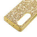 For Samsung Galaxy Z Fold4 Glitter Powder Shockproof TPU Protective Case(Silver)
