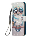 For Huawei P30 Lite 3D Painting Horizontal Flip Leather Case with Holder & Card Slot & Wallet & Lanyard (Cute Owl)