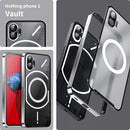 For Nothing Phone 1 Full Coverage Magnetic Phone Case(Silver)