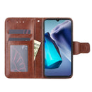 For Motorola Moto G32 4G Crystal Texture Leather Phone Case(Brown)