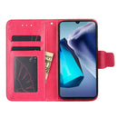 For Motorola Moto G32 4G Crystal Texture Leather Phone Case(Rose Red)