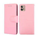 For Motorola Moto G32 4G Crystal Texture Leather Phone Case(Pink)