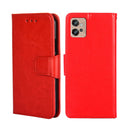 For Motorola Moto G32 4G Crystal Texture Leather Phone Case(Red)